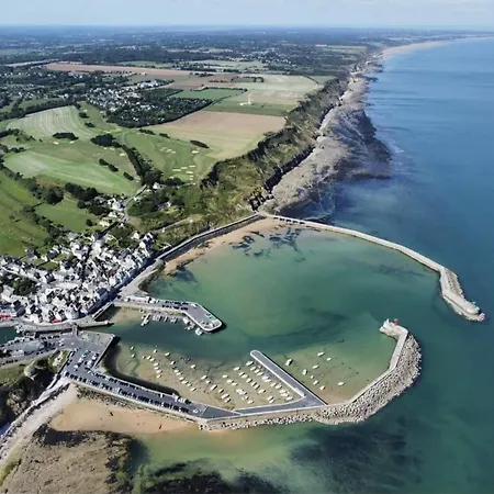 Mulberry Duplex Bien Equipe 2 Petite Vue Sur Plein Centre D'arromanches A 2 Mn De La A Pied, Tous Commerces, Restaurants, Pres De Bayeux Au Coeur Des Plages Du Debarquement Apartament Arromanches-les-Bains